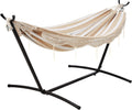 Junyora Double Hammock with Steel Stand & Carry Bag, Outdoor Backyard